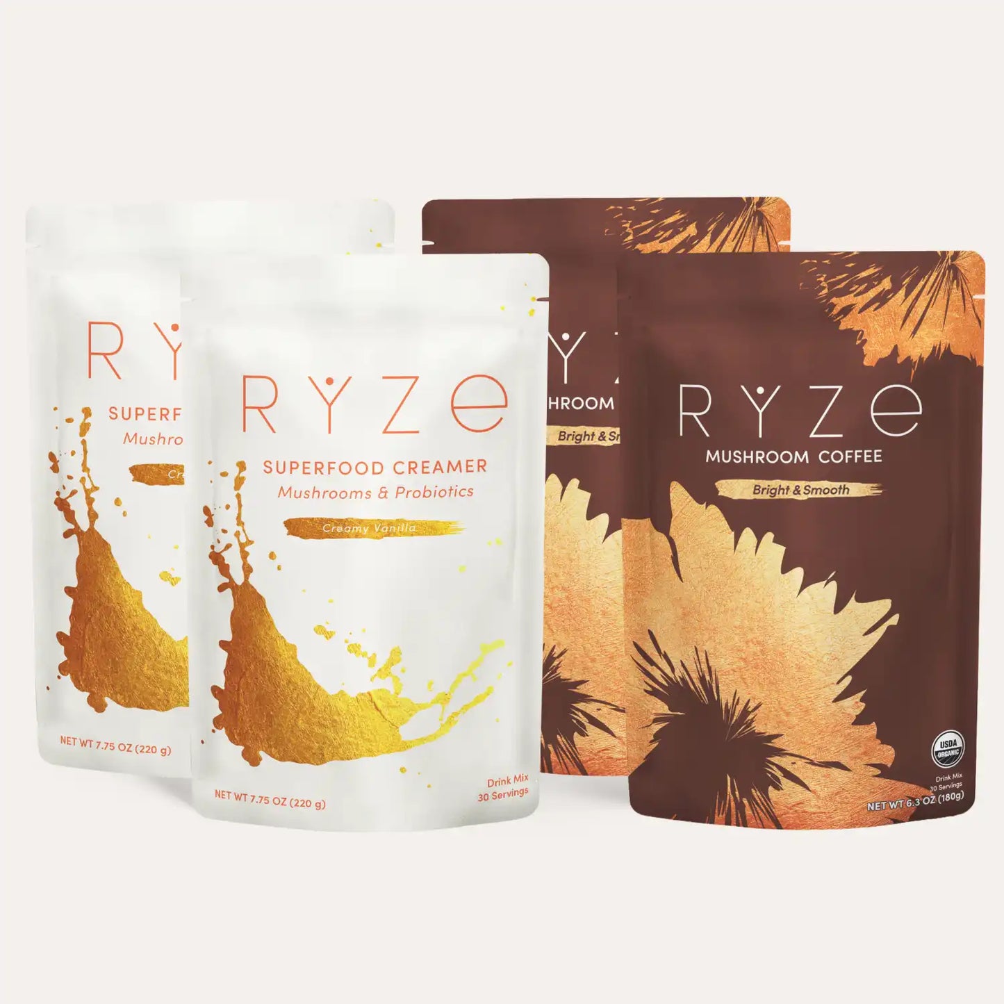 RYZE Lovers Gift Set (2 Coffees + 2 Creamers)