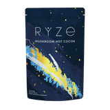 RYZE Mushroom Hot Cocoa — Organic Instant Cocoa with L-Theanine & Melatonin, 20 Servings