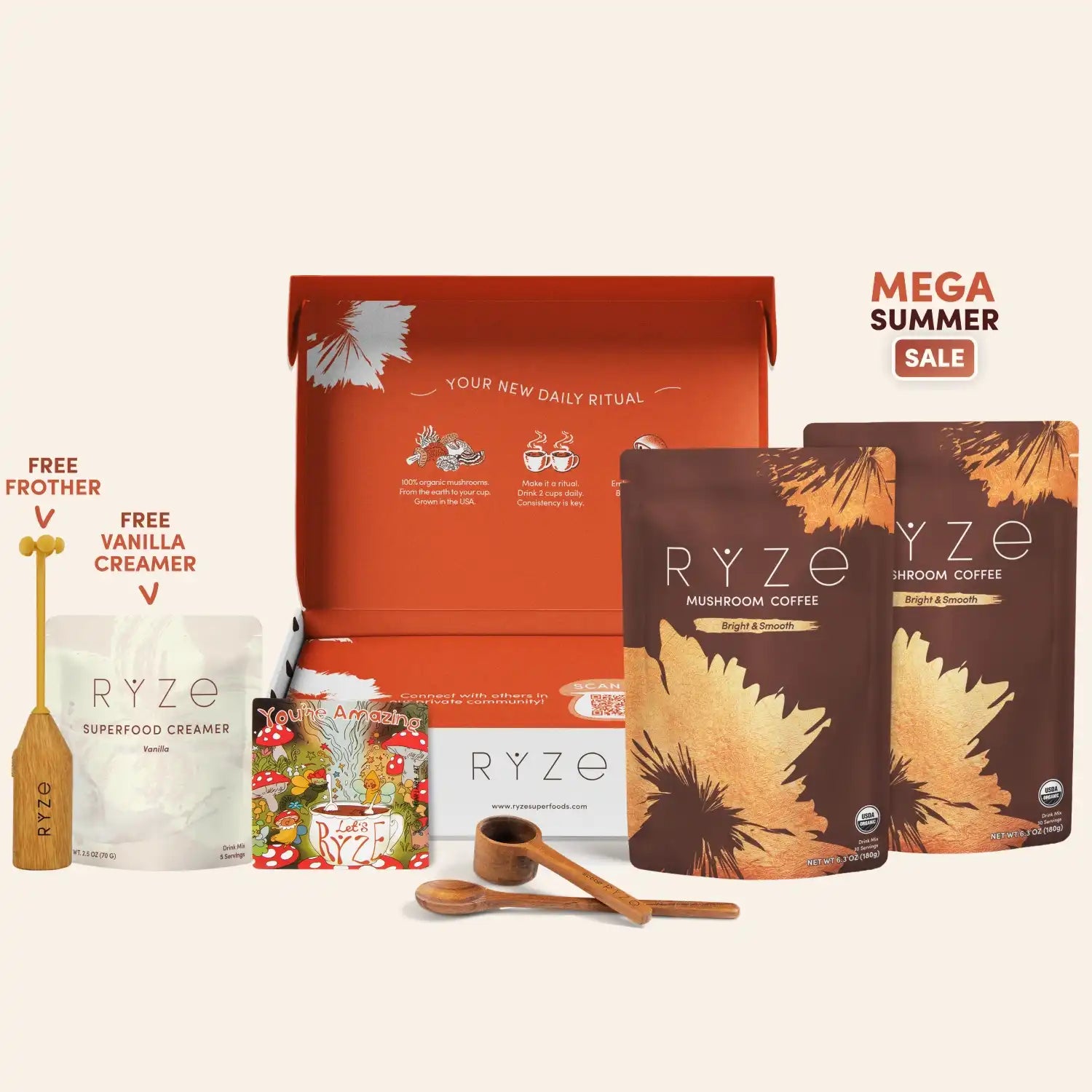 Mushroom Coffee Starter Kit (60 servings)