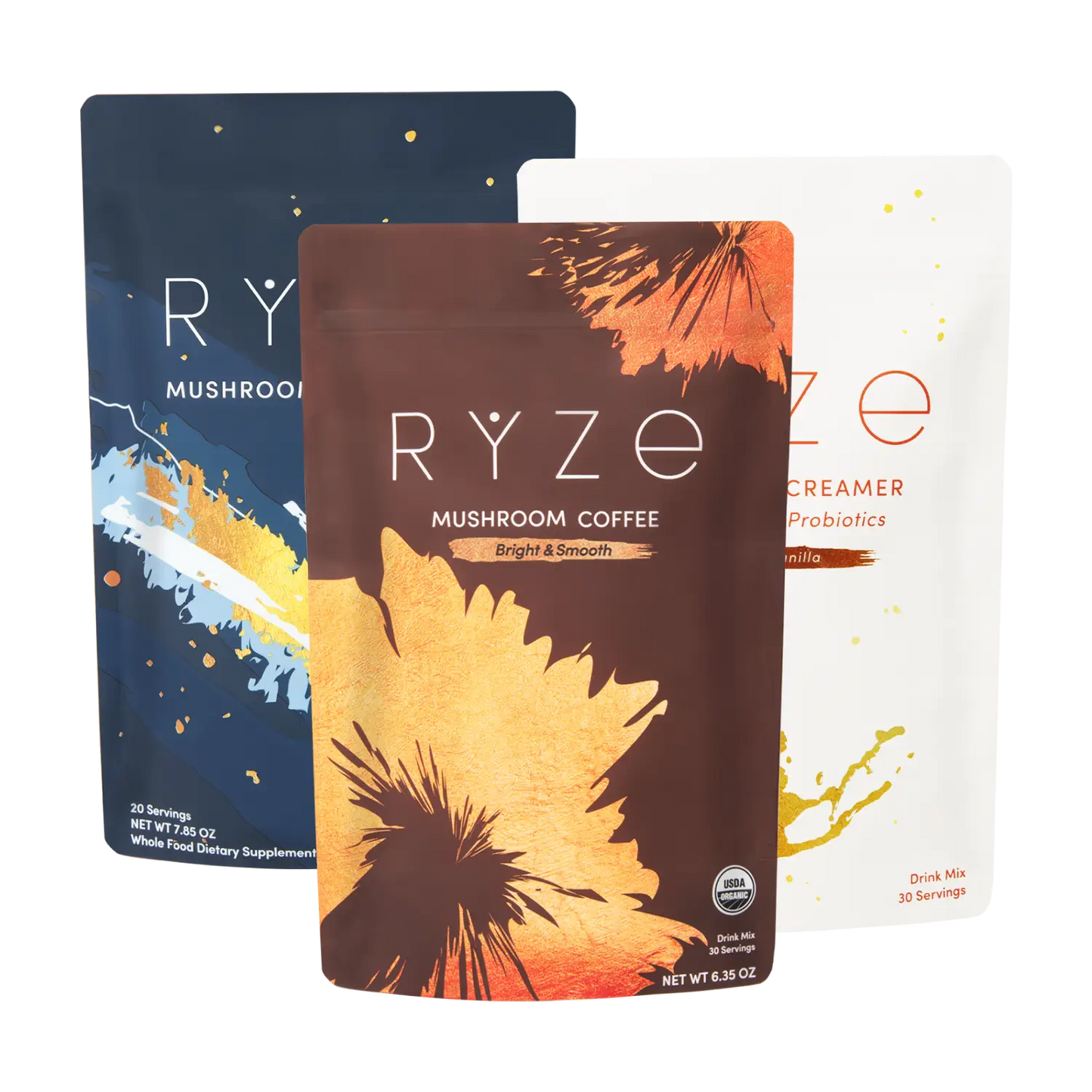 RYZE Ritual Set (Cocoa + Coffee + Creamer)