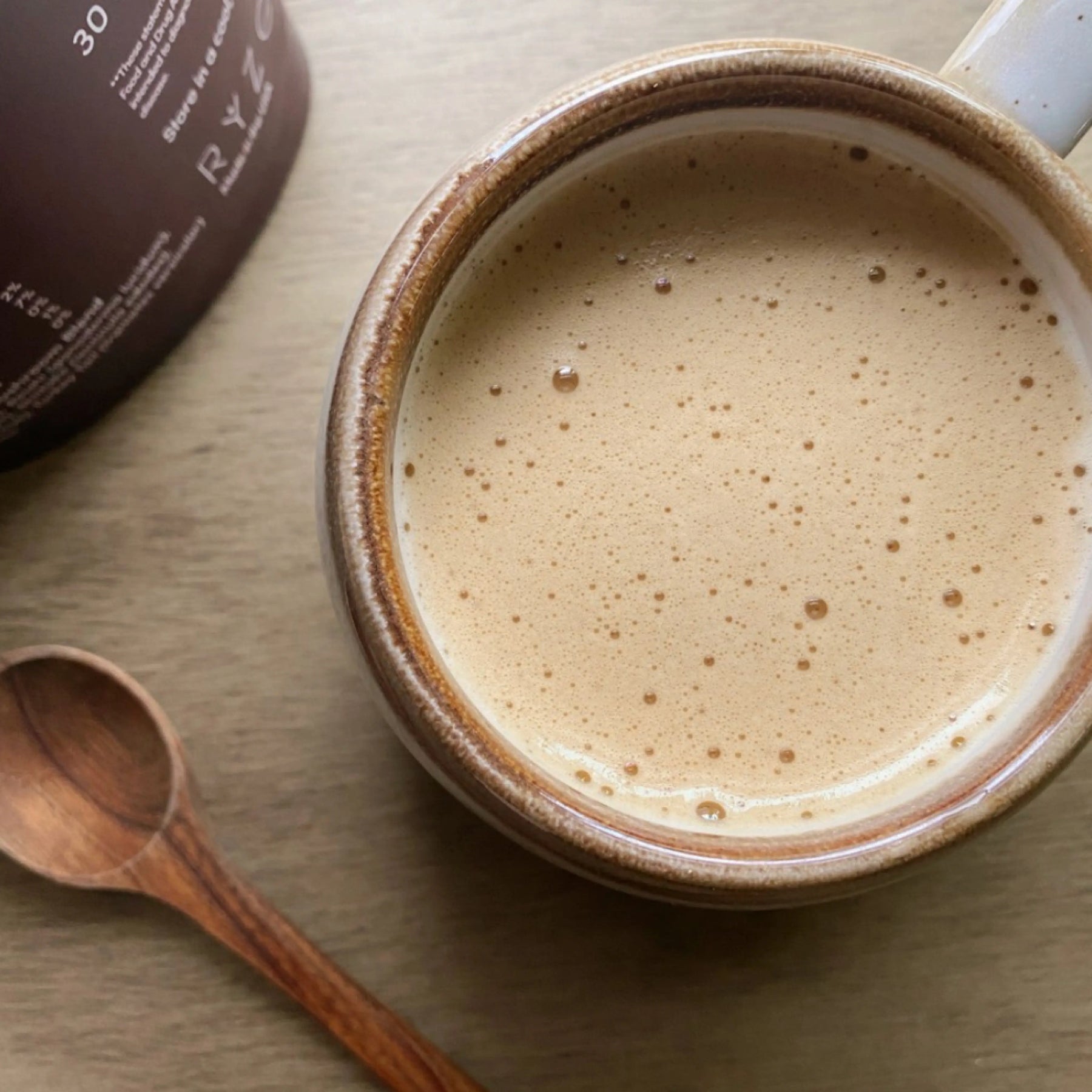 RYZE Mushroom Coffee — Organic Instant Coffee with Cordyceps & Reishi, 30 Servings