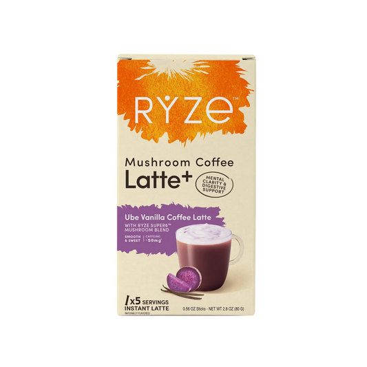 Ube Vanilla Coffee Latte Carton
